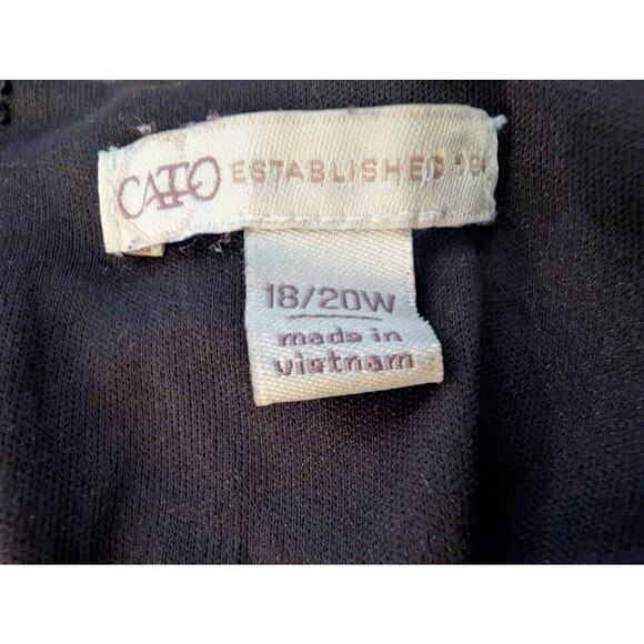 Cato Sheath Dress Womens 18/20 W Floral Colorful Spring Business Sleeveless - Picture 4 of 8